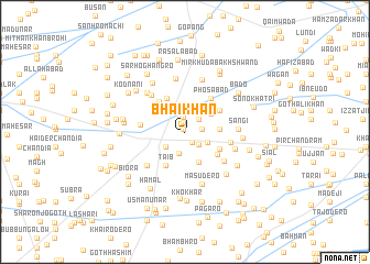 map of Bhāi Khān