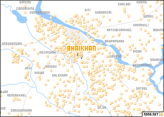 map of Bhāi Khān