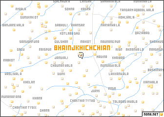 map of Bhainj Khichchiān