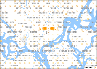 map of Bhairabdi