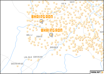 map of Bhairgaon