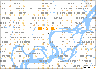 map of Bhaishber