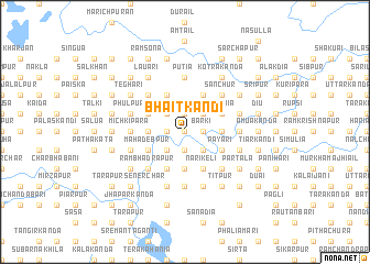 map of Bhāit Kāndi