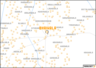 map of Bhāiwāla