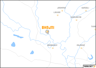 map of Bhajni