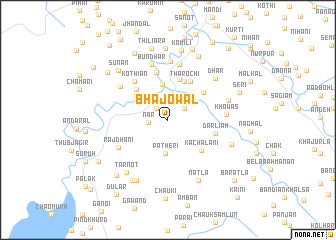 map of Bhajowāl
