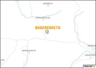 map of Bhākarāpeta