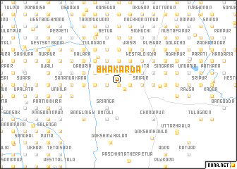 map of Bhākarda