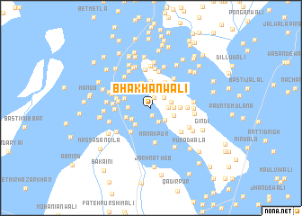 map of Bhakhānwāli