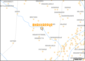 map of Bhakkarpur