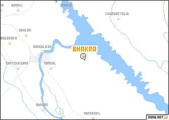 map of Bhākra