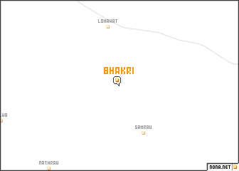 map of Bhākri