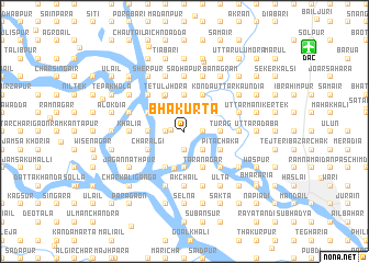 map of Bhākurta