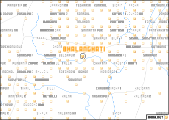 map of Bhālānghāti