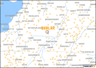 map of Bhalār