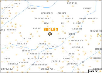 map of Bhaler