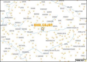 map of Bhāl Gajan