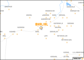 map of Bhaliāl