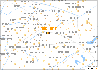 map of Bhālkot