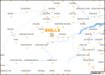 map of Bhalla