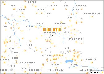 map of Bhalotki