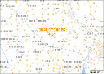 map of Bhalot Shera