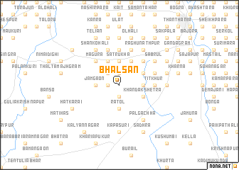 map of Bhālsan