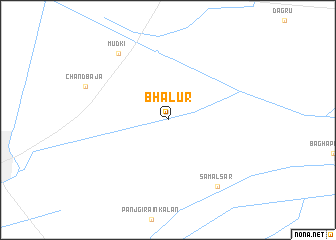 map of Bhalūr