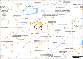 map of Bhalwāl