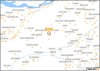 map of Bhāl