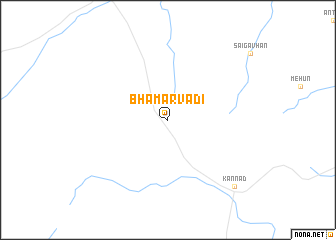 map of Bhāmarvādi