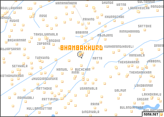 map of Bhamba Khurd