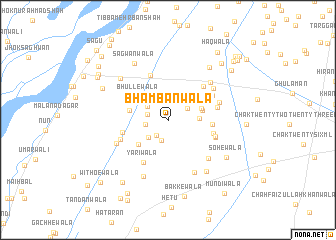 map of Bhambānwāla