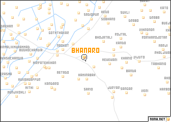 map of Bhānāro