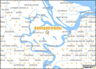 map of Bhāndārikāndi