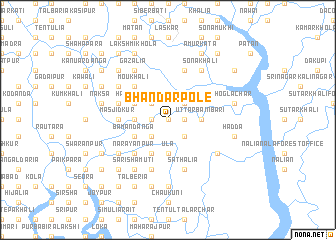 map of Bhāndārpole