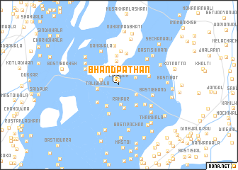 map of Bhand Pathān