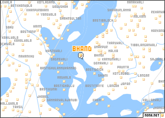 map of Bhand