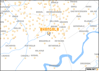 map of Bhangāla