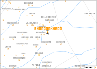 map of Bhangar Khera