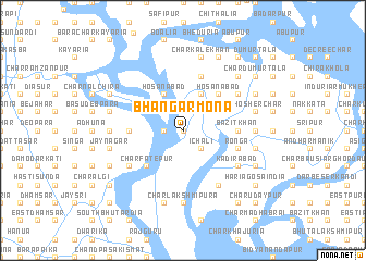 map of Bhāngār Mona