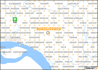 map of Bhāngirpāra