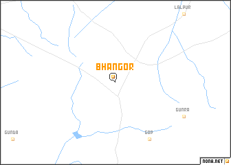 map of Bhangor