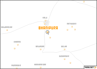 map of Bhanipura