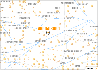 map of Bhānji Khān