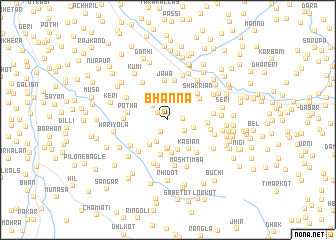 map of Bhanna