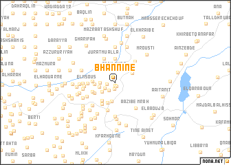 map of Bhannîne