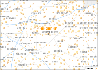 map of Bhānoke