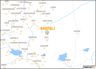 map of Bhānoli