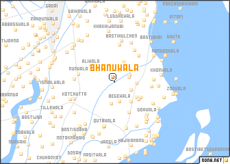 map of Bhānuwāla